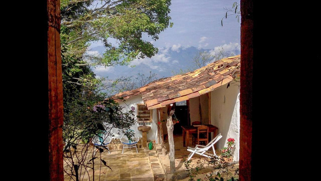 Posada Finca San Vicente B&B Barichara Exterior foto